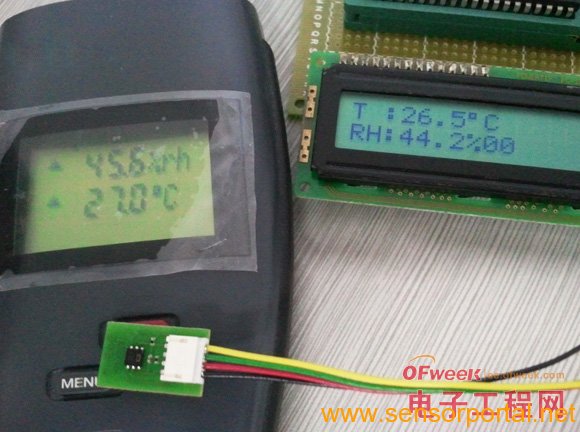 超小体积温湿度模块HTU21和SHT21对比评测